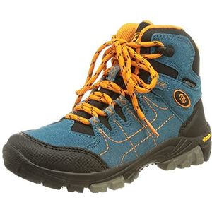 Bruetting Mount Shasta Kids Hi uniseks-kind trekking- & wandellaarzen, Petrol zwart oranje, 34 EU