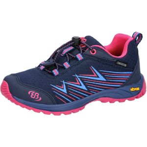 Brütting Chesna Low Hardloopschoenen voor dames, marineblauw/roze, 38 EU, Marineblauw en roze