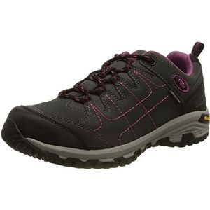 Brütting Mount Shasta Low Cross Country hardloopschoenen voor dames, grijs/zwart/roze, maat 44, Grijs/Roze