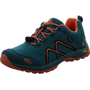 Brütting Unisex Guide Outdoor- en trekkingschoenen voor kinderen, petrol zalm, 34 EU