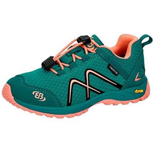 Brütting Unisex Guide Outdoor- en trekkingschoenen voor kinderen, petrol zalm, 40 EU