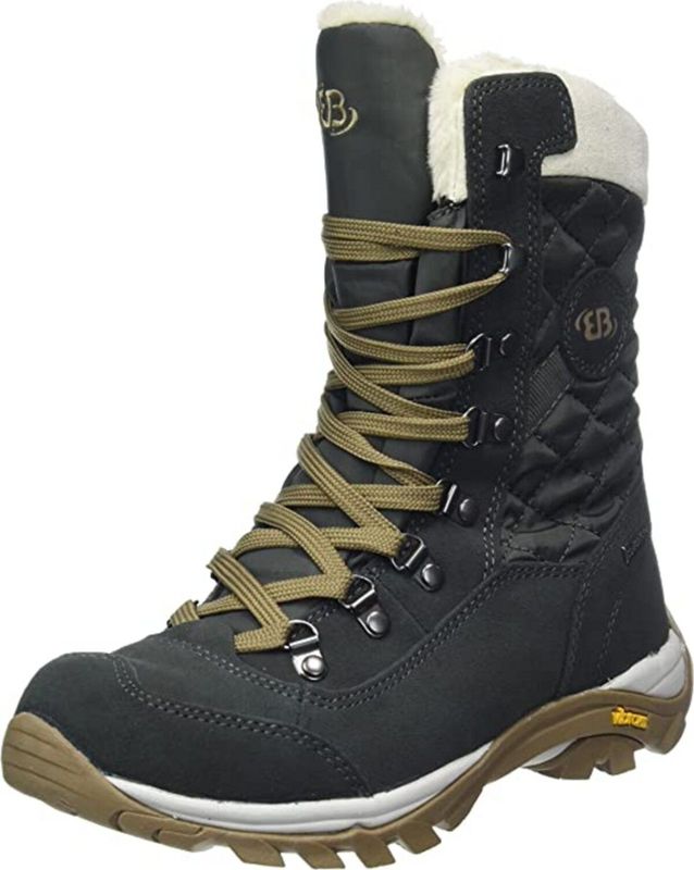 Brütting - Fenella - Sneeuwlaarzen - Antraciet/Beige