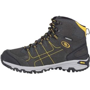 Brütting - Shasta High Cross - Hardloopschoenen - Antraciet/Geel - Waterdicht