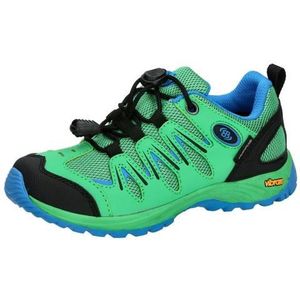 Brütting Expedition Kids Trailschoenen voor jongens, groen, blauw, zwart, 27 EU, groen, blauw, zwart