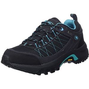 Brütting Mount Egmont Wandelschoenen, Trailschoen voor Dames, Schoenen, ZwartGrijsTurquoise, 36 EU