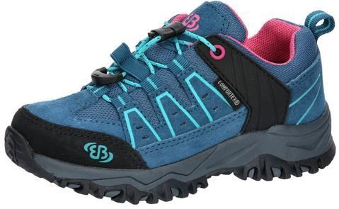 Brütting Mount Pinos Kids Low trekkingsschoenen voor jongens en meisjes, petrol/turquoise, 29 EU, Petrol turquoise, 29 EU