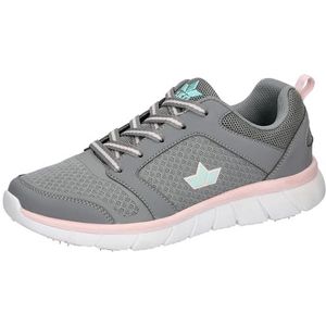 Lico Matera Sneakers voor dames, grijs, roze, turquoise, 42 EU