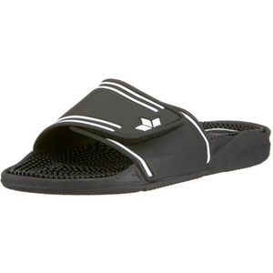 Lico POOL Uniseks volwassenen Badschoenen, Zwart/wit, 36 EU