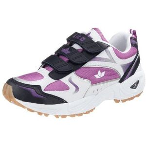 Lico Bob V Meisjes Multisport indoorschoenen, Wit / lila / marineblauw, 34 EU