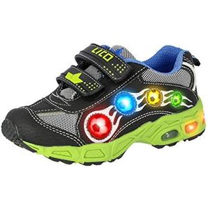 Lico Adrian V Blinky Sneakers voor jongens, Zwart Zwart Tr C3 40