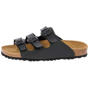 Lico BIOLINE LADY Dames Instapschoenen, Zwart, 41 EU