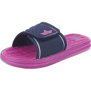 Lico Barracuda V, strand- en zwembadschoenen, uniseks, Blauw Roze Marine Roze Marine