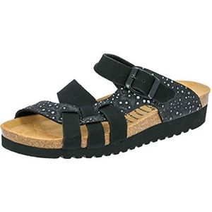 Lico BIOLINE NOBLE Dames Lage pantoffels, Zwart, 42 EU