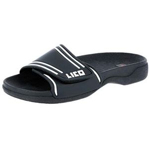 Lico SUN V Dames Badschoenen, Zwart/wit, 37 EU