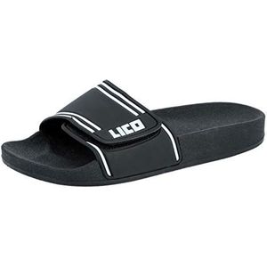 Lico Bad & sauna slipper Klitband art. 5597 - Zwart - 36