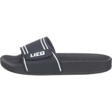 Lico Bad sauna slipper Klitband art 5597 - Zwart