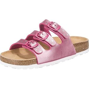 Lico Bioline Star Meisjes Slippers, Roze/Zilver