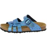 Lico - Bioline Flora - Instappers - Blauw - Synthetisch - Gespsluiting