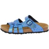 Lico - Bioline Flora - Instappers - Blauw - Synthetisch - Gespsluiting