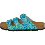 Lico BIOLINE LADY Dames Instapschoenen - Turquoise/Limoen