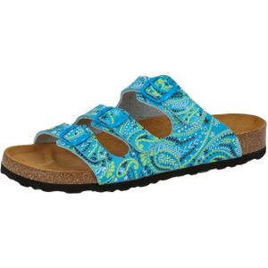 Lico BIOLINE LADY Dames Instapschoenen - Turquoise/Limoen