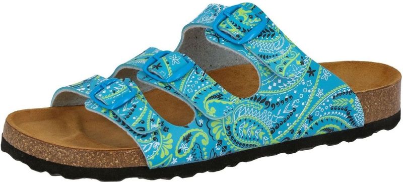 Lico BIOLINE LADY Dames Instapschoenen - Turquoise/Limoen
