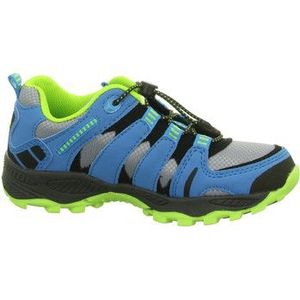 LICO Fremont Trekking- en wandelschoenen uniseks-kind , Grijs / blauw / limoen, 31 EU