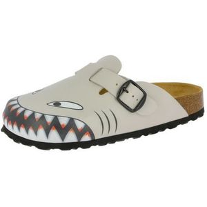 Lico BIOLINE CLOG HAI Jongens Clogs, Grijs, 28 EU