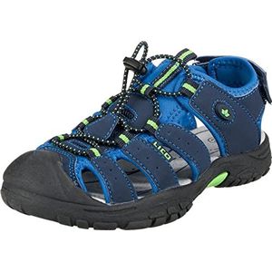 Geka Nimbo sandalen met gesloten teengedeelte, blauw citroenblauw