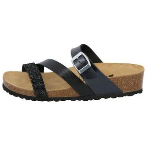 Gezondheidsslippers - Zwart - Synthetisch - Gespsluiting