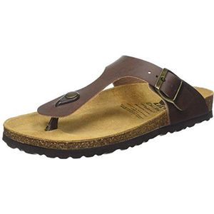 Lico Bioline Trend Heren Lage pantoffels, Bruin, 36 EU