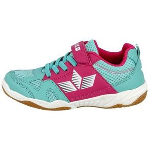 LICO Sport Vs meisjes Zaalsportschoen , Turquoise / felroze / wit, 32 EU