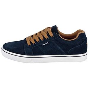 Lico JIMDO Heren Sneakers, Marineblauw/bruin, 39 EU