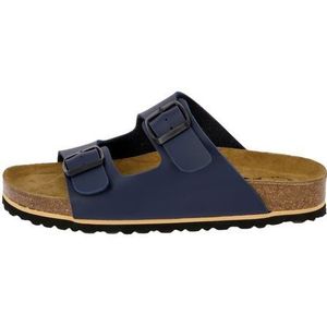 Gezondheidsslippers - Blauw - Synthetisch - Gespsluiting