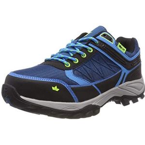 Lico SAFEMAN Heren Veiligheidsschoenen, Blauw/zwart/limoen, 43 EU