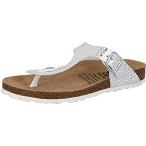 Lico - Bioline Stone - Lage Pantoffels - Zilver - Hakhoogte 2 cm