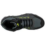 Lico Sierra High Heren Trekking- & wandellaarzen, Antraciet/limoen, 42 EU