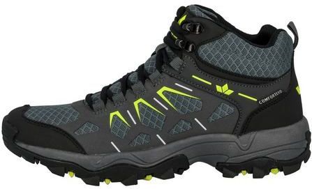 Lico Sierra High Heren Trekking- & wandellaarzen, Antraciet/limoen, 42 EU
