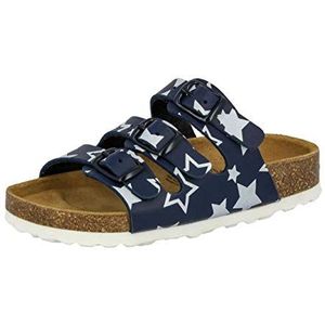 Lico BIOLINE STAR Meisjes Lage pantoffels, Marineblauw/wit, 40 EU