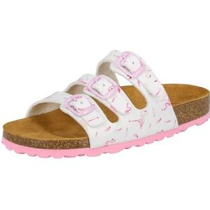 Lico Bioline Flaminco Dames Instapschoenen, Wit/roze, 29 EU