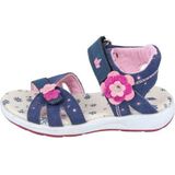 Sandalen - Blauw - Leer - Klittenbandsluiting - Rubber