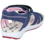 Sandalen - Blauw - Leer - Klittenbandsluiting - Rubber