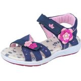 Sandalen - Blauw - Leer - Klittenbandsluiting - Rubber