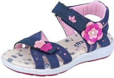 Sandalen - Blauw - Leer - Klittenbandsluiting - Rubber