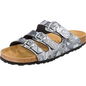 Gezondheidsslippers - Grijs - Synthetisch - Gespsluiting