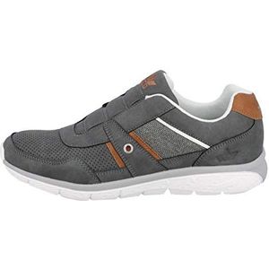 Lico Conner Slipper Heren Sneakers, Antraciet/bruin, 39 EU