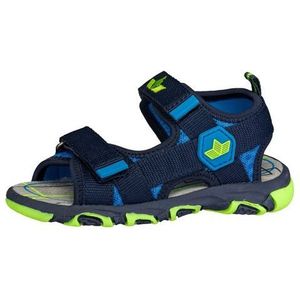 Lico Palau V Jongens Sandalen, Marineblauw/blauw/limoen, 27 EU
