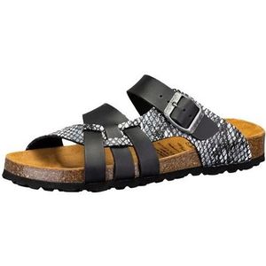 Gezondheidsslippers - Zwart - Synthetisch - Gespsluiting