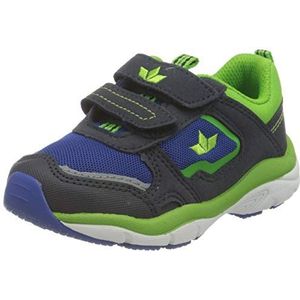 Lico Calan V Jongens Sneakers, Blauw/marineblauw/groen, 34 EU