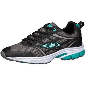 Lico Pelias Dames Outdoor-hardloopschoen, Grijs/zwart/turquoise, 39 EU